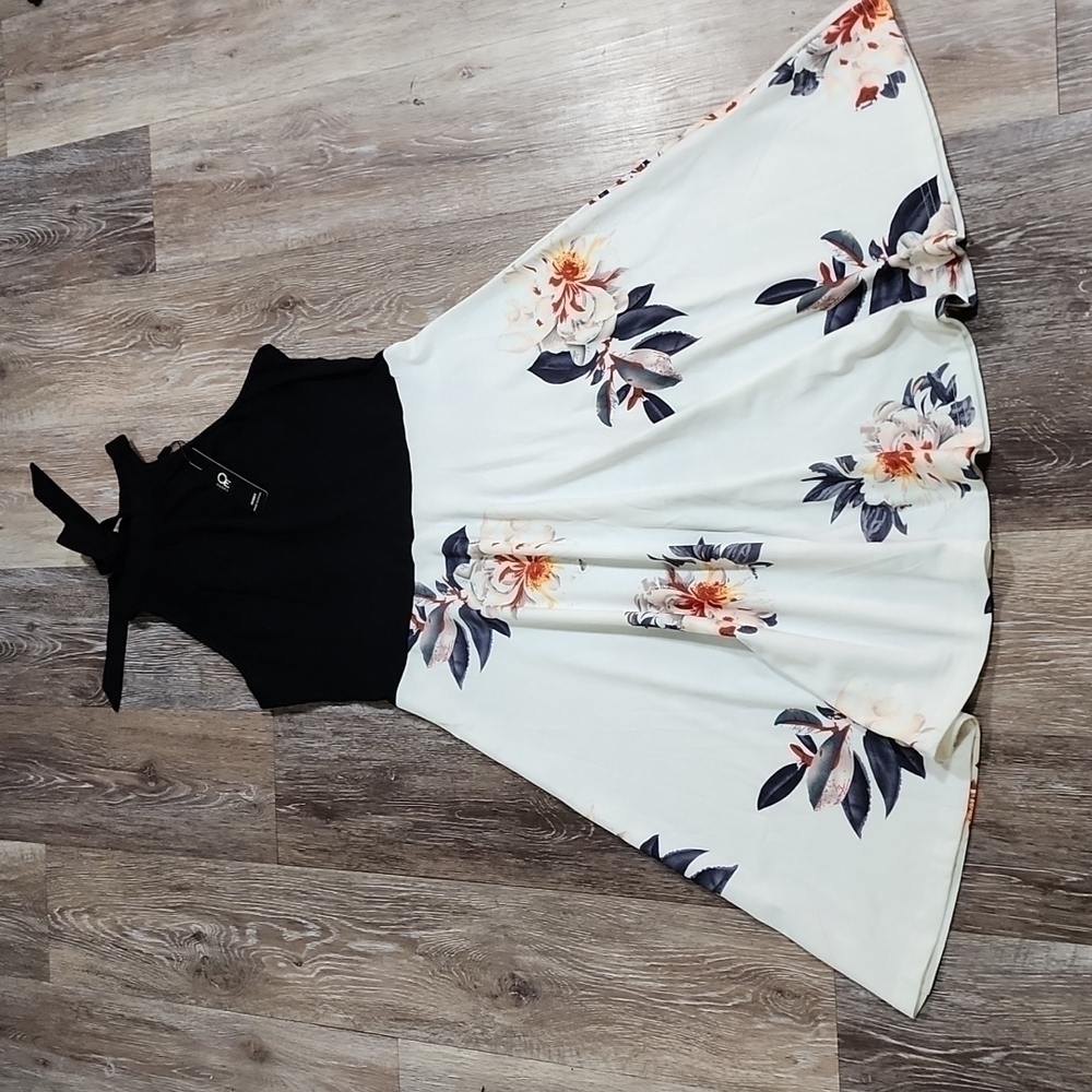 💛 Ouges medi dress size S cotton and spandex NWT - image 2